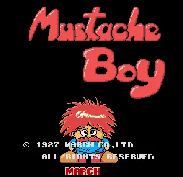 Mustache Boy screen shot title